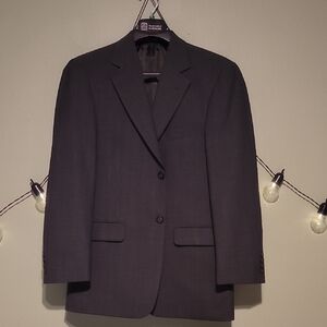 Stafford Charcoal Gray Blazer